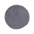thumbnail image 1 of Table Pads for Dining Room Table Heat Resistant - 18 cm Round Woven Place Mat with Oil-Proof and Waterproof Protection, 1 of 6