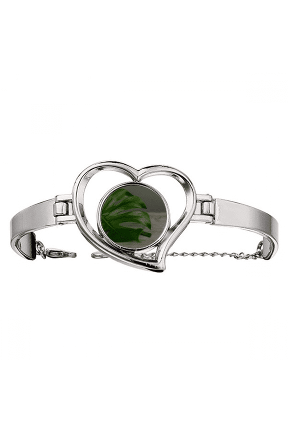 Table Picture Nature Bracelet Heart Jewelry Wire Bangle