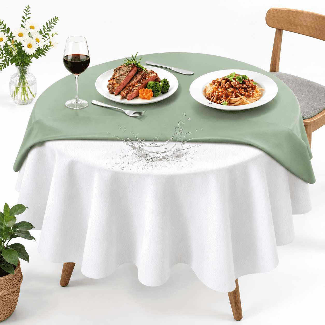 Undercover Padding Table Protector Pad With Flanneling Heavy-duty Vinyl Padding Under ...