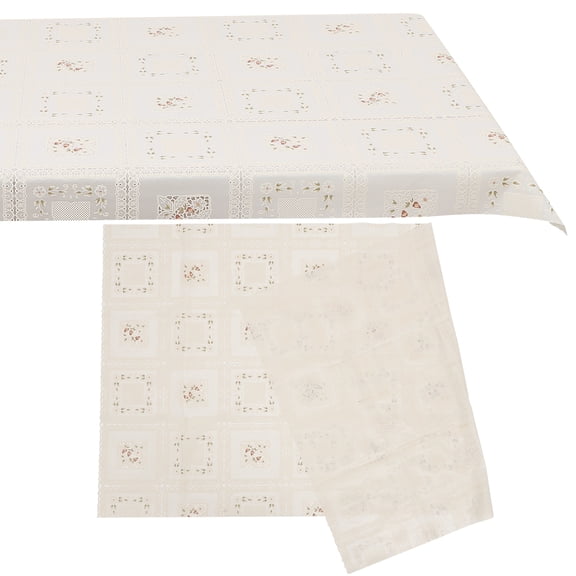 Table Protectors Pvc Waterproof Tablecloth Plastic Tablecloths for Rectangle Tables Glue