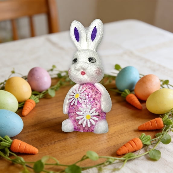 Table Rabbits Decor Easter Spring Home Decor, Easter Bunny Easter Party Decoration, Easter Kitchen Decor Desktop Ornament(1pc)
