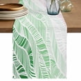 thumbnail image 1 of Table Runner 108 Inches Long for Kitchen Dining, Ombre Green Pink Dresser Scarf Farmhouse, Dining Table Decorations for Wedding/Parties, Summer Coastal Ocean Sea Beach Wave 13 x 108 In, 1 of 8