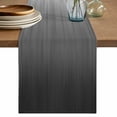 thumbnail image 1 of Table Runner 120 Inches Long for Kitchen Dining, Grey Ombre Dresser Scarf Farmhouse, Dining Table Decorations for Wedding/Parties, Contemporary Gradient Abstract Art 13 x 120 In, 1 of 8