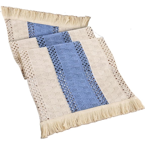 Table Runner 30x140cm Fringed Edges Sturdy Polyester Fabric Elegant Home Party Decoration