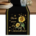 thumbnail image 1 of Table Runner 36 Inches Long for Kitchen Dining, Sunflower Dresser Scarf Farmhouse, Dining Table Decorations for Wedding/Parties, Vintage Botanical 13 x 36 In, 1 of 8