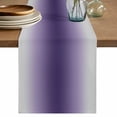 thumbnail image 1 of Table Runner 48 Inches Long for Kitchen Dining, Purple Grey Ombre Dresser Scarf Farmhouse, Dining Table Decorations for Wedding/Parties, Farmhouse Gradient Minimalist 13 x 48 In, 1 of 8