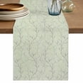 thumbnail image 1 of Table Runner 48 Inches Long for Kitchen Dining, Sage Green Branches Dresser Scarf Farmhouse, Dining Table Decorations for Wedding/Parties, Vintage Art Farmhouse 13 x 48 In, 1 of 8