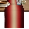 thumbnail image 1 of Table Runner 60 Inches Long for Kitchen Dining, Dark Red Ombre Dresser Scarf Farmhouse, Dining Table Decorations for Wedding/Parties, Modern Yellow Gradient Farmhouse Art 13 x 60 In, 1 of 8