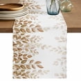 thumbnail image 1 of Table Runner 70 Inches Long for Kitchen Dining, Eucalyptus Leaves Dresser Scarf Farmhouse, Dining Table Decorations for Wedding/Parties, Spring Plants Country Yellow 13 x 70 In, 1 of 8