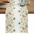 thumbnail image 1 of Table Runner 70 Inches Long for Kitchen Dining, Spring Green Flowers Dresser Scarf Farmhouse, Dining Table Decorations for Wedding/Parties, Watercolor Floral Botanical 13 x 70 In, 1 of 8