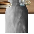 thumbnail image 1 of Table Runner 72 Inches Long for Kitchen Dining, Black Grey Ombre Dresser Scarf Farmhouse, Dining Table Decorations for Wedding/Parties, Coastal Beach Modern Abstract Art 16 x 72 In, 1 of 8