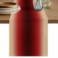 thumbnail image 1 of Table Runner 72 Inches Long for Kitchen Dining, Dark Red Yellow Ombre Dresser Scarf Farmhouse, Dining Table Decorations for Wedding/Parties, Farmhouse Modern Gradient Art 18 x 72 In, 1 of 8