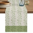thumbnail image 1 of Table Runner 72 Inches Long for Kitchen Dining, Green Floral Dresser Scarf Farmhouse, Dining Table Decorations for Wedding/Parties, Spring Flowers 14 x 72 In, 1 of 8