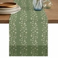 thumbnail image 1 of Table Runner 72 Inches Long for Kitchen Dining, Sage Green Floral Dresser Scarf Farmhouse, Dining Table Decorations for Wedding/Parties, Spring Flowers 14 x 72 In, 1 of 8