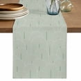 thumbnail image 1 of Table Runner 72 Inches Long for Kitchen Dining, Sage Green Ombre Dresser Scarf Farmhouse, Dining Table Decorations for Wedding/Parties, Farmhouse Stripes Modern Abstract Art 16 x 72 In, 1 of 8