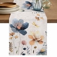 thumbnail image 1 of Table Runner 72 Inches Long for Kitchen Dining, Spring Summer Wildflowers Dresser Scarf Farmhouse, Dining Table Decorations for Wedding/Parties, Farmhouse Retro Floral Botanical 14 x 72 In, 1 of 8