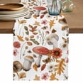 thumbnail image 1 of Table Runner 90 Inches Long for Kitchen Dining, Red Mushrooms Dresser Scarf Farmhouse, Dining Table Decorations for Wedding/Parties, Elegant Pastoral Botanical Watercolor 13 x 90 In, 1 of 8