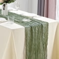 thumbnail image 1 of Table Runner Boho Gauze Table Runner 40x270cm Romantic Table Runner for Wedding Bridal Shower Birthday Party, 1 of 13