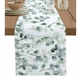 thumbnail image 1 of Table Runner Dresser Scarf 13 x 120 Inch Spring Sage Green Eucalyptus Plant Leaf Table Runners Non-Slip Heat Kitchen Dining Table Decor for Indoor Outdoor Home Party Decoration, 1 of 7