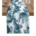 thumbnail image 1 of Table Runner Dresser Scarf 13 x 48 Inch Chinese Style Retro Mountain and Plant Landscape Table Runners Non-Slip Heat Kitchen Dining Table Decor for Indoor Outdoor Home Party Decoration, 1 of 7