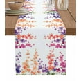 thumbnail image 1 of Table Runner Dresser Scarf 13 x 72 Inch Classic Pastoral Watercolor Wildflowers Table Runners Non-Slip Heat Kitchen Dining Table Decor for Indoor Outdoor Home Party Decoration, 1 of 7