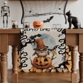 thumbnail image 1 of Table Runner Dresser Scarves 120 Inch Long,Halloween Owl Pumpkin Ghost Face Linen Dining Table Runners Tree Branch Moon on Linen Tabletop Scarf for Wedding Holiday Party Kitchen, 1 of 9