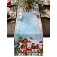 thumbnail image 1 of Table Runner Dresser Scarves 60 Inch Long,Winter Farmhouse Cow Linen Dining Table Runners, 1 of 9