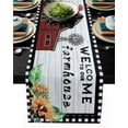 thumbnail image 1 of Table Runner Dresser Scarves 70 Inch Long, Rooster Sunflowers and Windmill Linen Dining Table Runners Farmhouse Vintage Wood Board Tabletop Scarf for Wedding Holiday Party Kitchen, 1 of 7