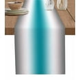 thumbnail image 1 of Table Runner Dresser Scarves 72 Inch Long,Country Gray Teal Ombre Art Linen Dining Table Runners Abstract Minimalist Color Texture Tabletop Scarf for Wedding Holiday Party Kitchen, 1 of 7