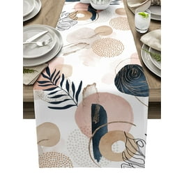 Table Runner Dresser Scarves 72 Inch Long, Abstract Modern