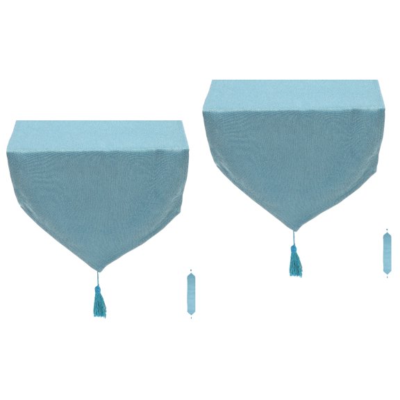 Table Runner Faux Fireplaces Rustic Dining Decorative Tablecloth Artificial Flash Banquet