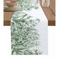 thumbnail image 1 of Table Runner Flowers Table Decoration for Kitchen Dinning Floral Plant Green Table Decoration for Indoor Outdoor Party Wedding Decor 13x90 Inch, 1 of 7