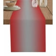 thumbnail image 1 of Table Runner Ombre Red Gray Table Decoration for Kitchen Dinning Gradient Color Table Decoration for Indoor Outdoor Party Wedding Decor 13x90 Inch, 1 of 7