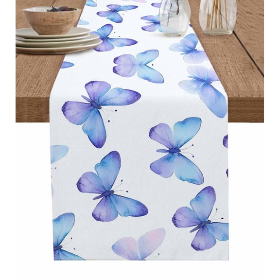 Table Runner Palm Leaves Table Decoration for Kitchen Dinning Summer Tropical Plants Table Decoration for Indoor Outdoor Party Wedding Decor 13x90inch
