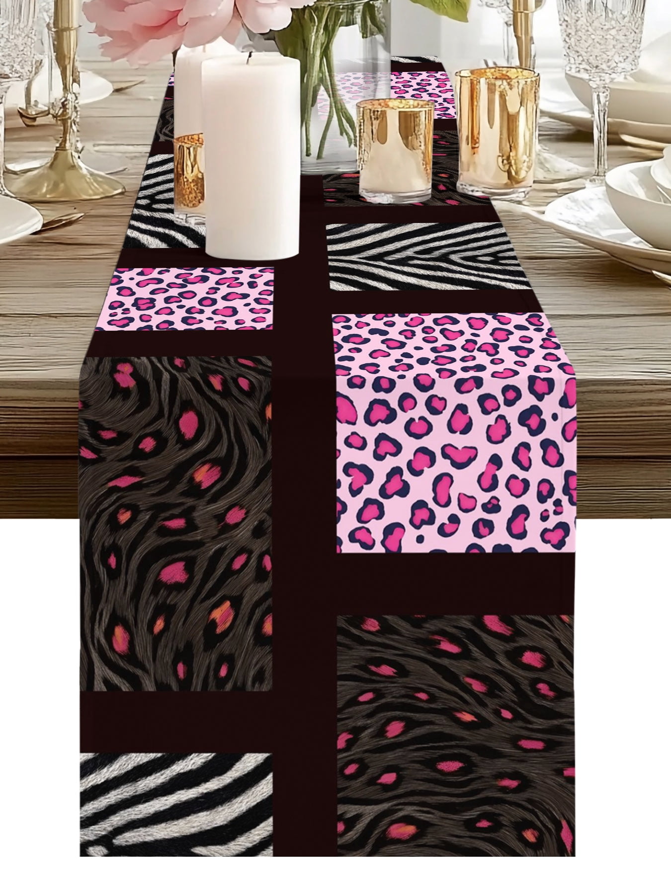 pink and zebra dresser How to Transform An Ugly Dresser With Paint & How To Paint A Zebra Design