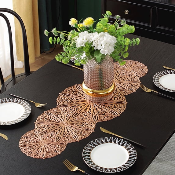 Table Runner, Placemat, PVC Table Protector, Non Slip Heat Resistant, Dining Coffee Table Decoration, 1 Count