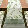 thumbnail image 1 of Table Runner Promotion Sale! Nomeni Summer Leaves Print Fresh Green Series Linen Home Decoration Table Cloth, Home Decor Clearance Sale, 1 of 4