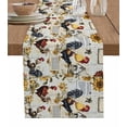 thumbnail image 1 of Table Runner Rooster Table Decoration for Kitchen Dinning Sunflower Table Decoration for Indoor Outdoor Party Wedding Decor 13x72 Inch, 1 of 7