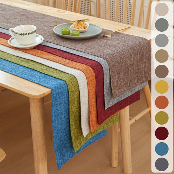 Table Runner Sheer Fabric, Long Party Table Decorations for Wedding Unisex Birthday, Elegant Dining Table Setting for Holiday Celebrations, Family Gathering Tablecloth, Home Decor Runner Akmoler