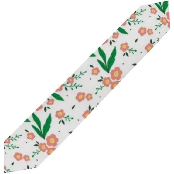 Table Runner Small Flowers and Leaves Washable Table Cloth Runner for Holiday Home Wedding Table Top Decoration 13x90 Inches