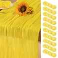 thumbnail image 1 of Table Runner Summer Sheer  Cloth Table Runner  Gauze  Summer Table Decorations for Wedding Bridal Girl Baby Shower Sweet  Party Decor, 1 of 6