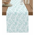 thumbnail image 1 of Table Runner Teal Flower Table Decoration for Kitchen Dinning Floral Tree Branch Table Decoration for Indoor Outdoor Party Wedding Decor 13x90 Inch, 1 of 7