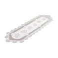 thumbnail image 1 of Table Runner White Hollow Lace Table Flag Beautiful Flower Tablecloth Table Flag Kitchen Dining Table Decorations for Outdoor Indoor Home Party Decor 13.78x45.28 Inches, 1 of 7