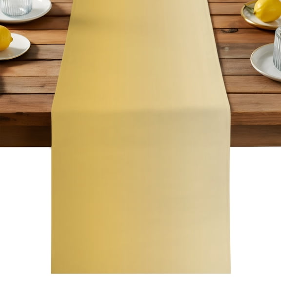 Table Runner Yellow Summer Decorative Table Runner for Kitchen Lemon Dinning Runner for Party Wedding Holiday Indoor Outdoor 13x36inch
