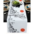 thumbnail image 1 of Table Runner ration Bamboo Forest Coffee Table Wedding Banquet Party Hotel Home Table Cloth, 1 of 6