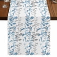 thumbnail image 1 of Table Runners 108 Inches Long Dress Scarves, Blue Grey Botanical Farmhouse Coffee/Dining/Kitchen Table Runner for Living Room, Spring Floral Summer Farmhouse 13x108 Inch, 1 of 9