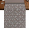 thumbnail image 1 of Table Runners 108 Inches Long Dress Scarves, Boho Brown Flower Farmhouse Coffee/Dining/Kitchen Table Runner for Living Room, Abstract Bohemia Pesley Floral 13x108 Inch, 1 of 9