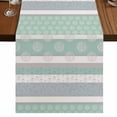 thumbnail image 1 of Table Runners 108 Inches Long Dress Scarves, Farm Fruits Farmhouse Coffee/Dining/Kitchen Table Runner for Living Room, Watermelon Lemons Peach Green Grey Striped 13x108 Inch, 1 of 9