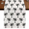 thumbnail image 1 of Table Runners 108 Inches Long Dress Scarves, Palm Tree Farmhouse Coffee/Dining/Kitchen Table Runner for Living Room, Farmhouse Summer Botanical Green Tropical Plants 13x108 Inch, 1 of 9