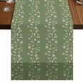 thumbnail image 1 of Table Runners 108 Inches Long Dress Scarves, Sage Green Floral Farmhouse Coffee/Dining/Kitchen Table Runner for Living Room, Spring Flowers 13x108 Inch, 1 of 9